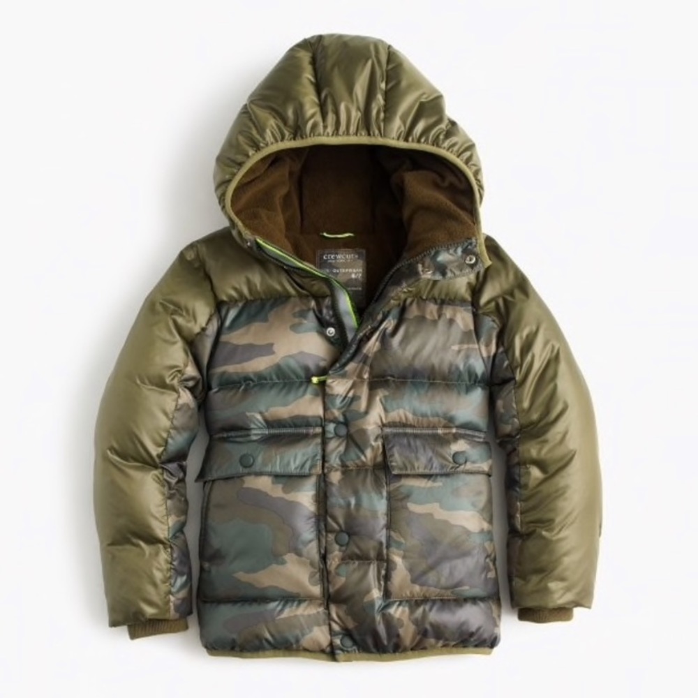 Crewcuts puffer. Size 8